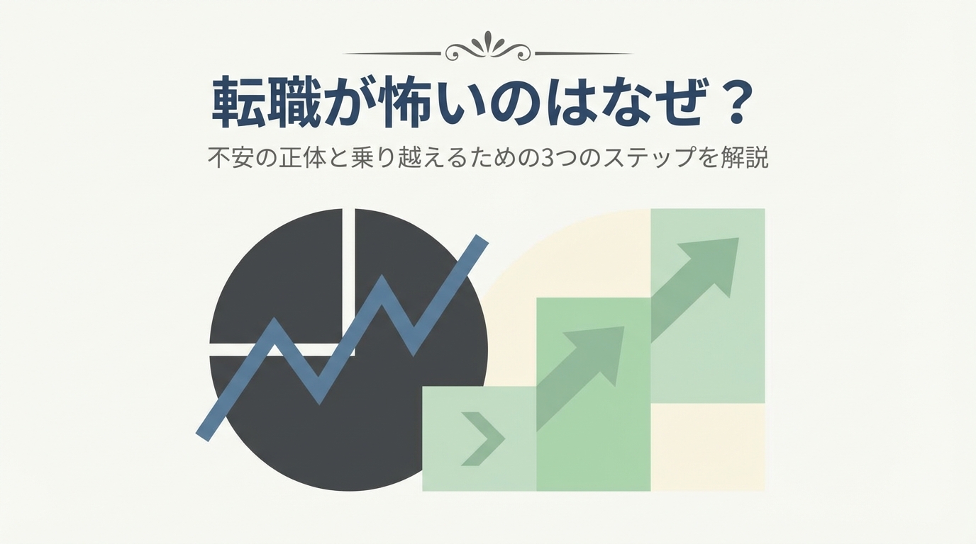 転職が怖いのはなぜ？不安の正体と乗り越えるための3つのステップを解説