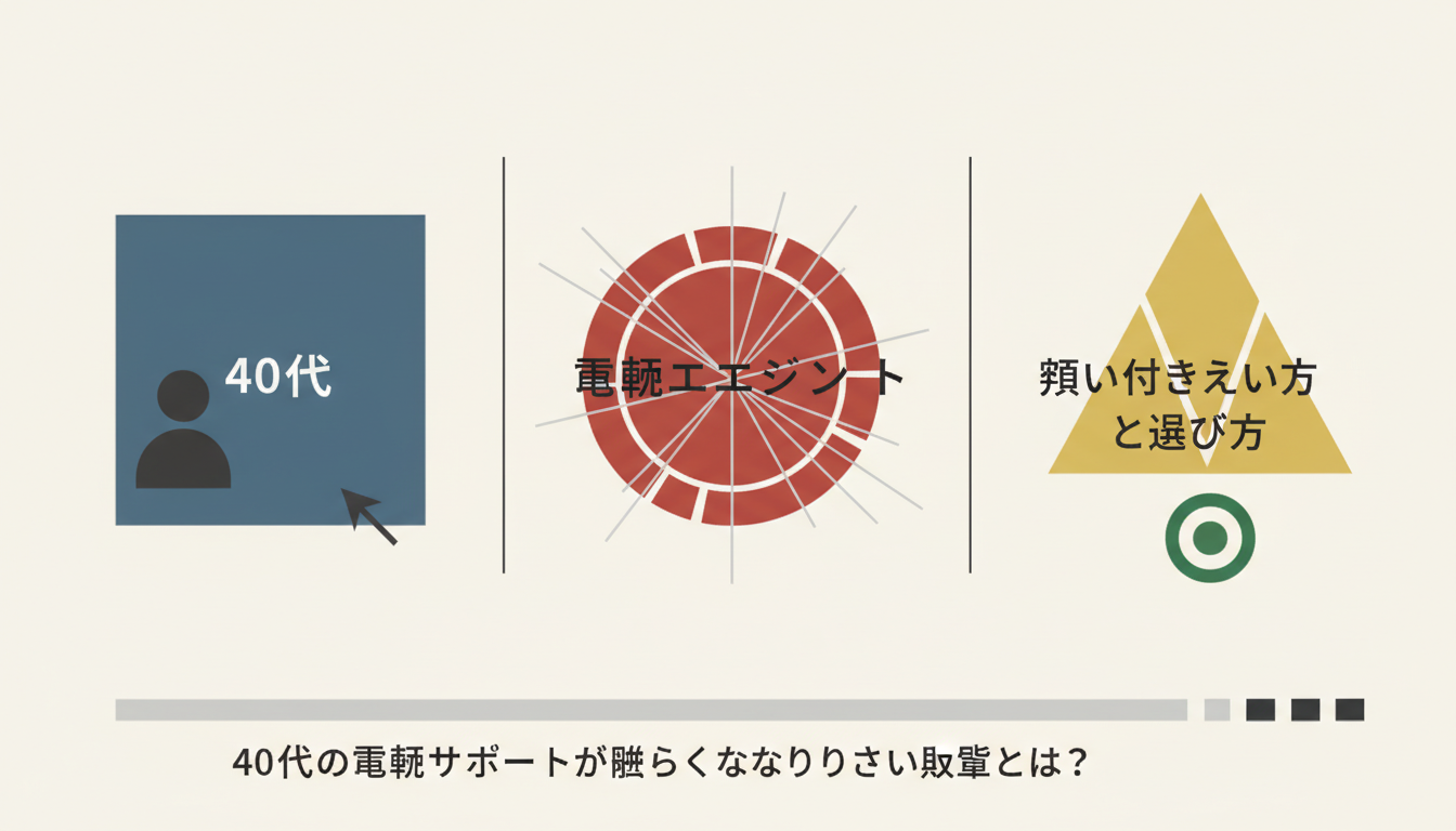 40代の転職サポートが難しくなりやすい背景とは？